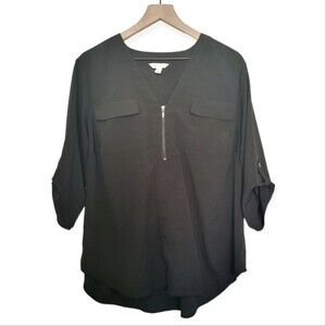 Boutique Plus Black Blouse Size 0X